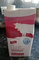 Mängden socker i Llet desnatada UHT
