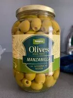Mängden socker i Olives sense pinyol manzanilla