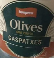 Mängden socker i Olives amb pinyol Gaspatxes