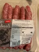 Mängden socker i Salsitxa fresca de porc