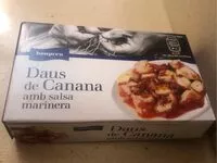 Mängden socker i Daus de Canana amb salsa marinera