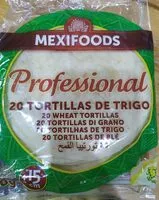 Mängden socker i Tortillas de Trigo