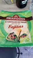 Mängden socker i Tortillas de trigo para fajitas