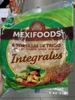 Mängden socker i Tortillas de trigo integrales
