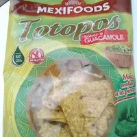Mängden socker i Totopos sabor a guacamole
