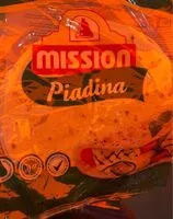 Mängden socker i Mission Piadina