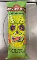 Mängden socker i mexifoods endiablados mini nachos fuego lima