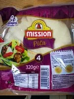 Mängden socker i Mission pita