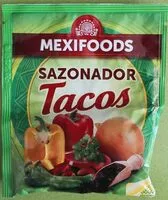 Mängden socker i Sazonador tacos