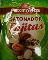 Mängden socker i Sazonador de fajitas