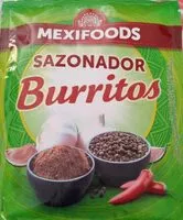 Mängden socker i Sazonador burritos