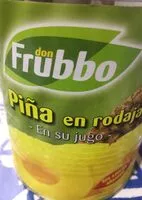 Mängden socker i Piña en rodajas en su jugo