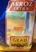 Mängden socker i Arroz extra