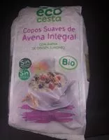 Mängden socker i Copos suaves de avena integral