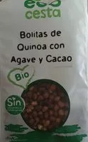 Mängden socker i Bolitas de quinoa con agave y cacao