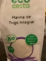 Mängden socker i Harina de trigo integral
