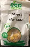 Mängden socker i Muesli malteado