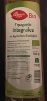 Mängden socker i Espaguetis Integrales de Agricultura Ecológica