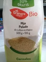 Mängden socker i Mijo pelado de cultivo ecológico