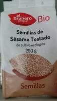 Mängden socker i Semillas de sésamo tostado