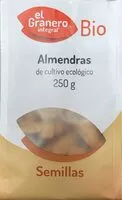Mängden socker i Almendras de cultivo ecologico