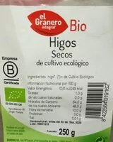 Mängden socker i Higos secos