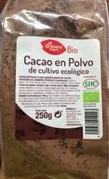 Mängden socker i Bio cacao polvo de cultivo ecológico
