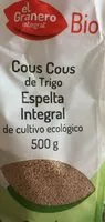 Mängden socker i Cous Coud Espelta Integral