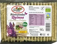 Mängden socker i Bio tostadas con quinoa
