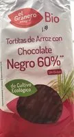 Mängden socker i Tortitas de arroz con chocolate negro 60%
