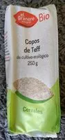 Mängden socker i Bio copos de teff de cultivo ecológico