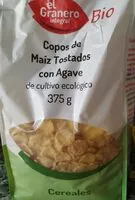 Mängden socker i Copos de maíz tostados con ágave