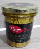 Mängden socker i Filetes de atún en aceite de oliva virgen extra ecológico