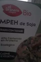 Mängden socker i Tempeh de soja