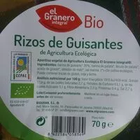 Mängden socker i Rizos de guisantes