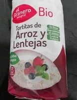 Mängden socker i Tortitas de arroz y lentejas