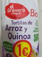 Mängden socker i Tortitas de arroz y quinoa
