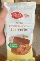 Mängden socker i Tortitas de arroz integral con caramelo