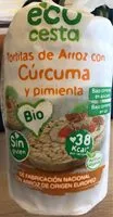 Mängden socker i Tortitas de arroz con cúrcuma y pimienta