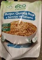 Mängden socker i Bulgur, quinoa roja y semillas de sésamo