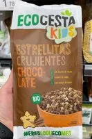 Mängden socker i Estrellitas crujientes con chocolate