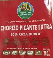 Mängden socker i Chorizo Picante Extra