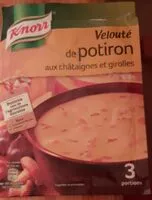 Mängden socker i Velouté de potiron