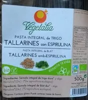 Mängden socker i Pasta integral de trigo tallarines con espirulina