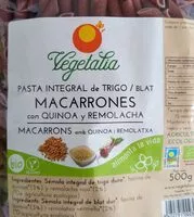 Mängden socker i Macarrones con Quinoa y Remolacha