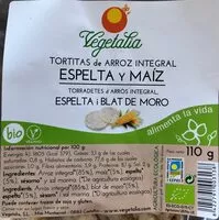 Mängden socker i Tortitas de arroz integral, espelta y maiz