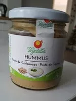Mängden socker i Hummus pasta de garbanzos y cigrons