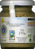 Mängden socker i Paté vegetal  de tofu y finas hierbas
