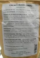 Mängden socker i Cacao crudo