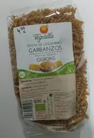 Mängden socker i Pasta de legumbres, garbanzos